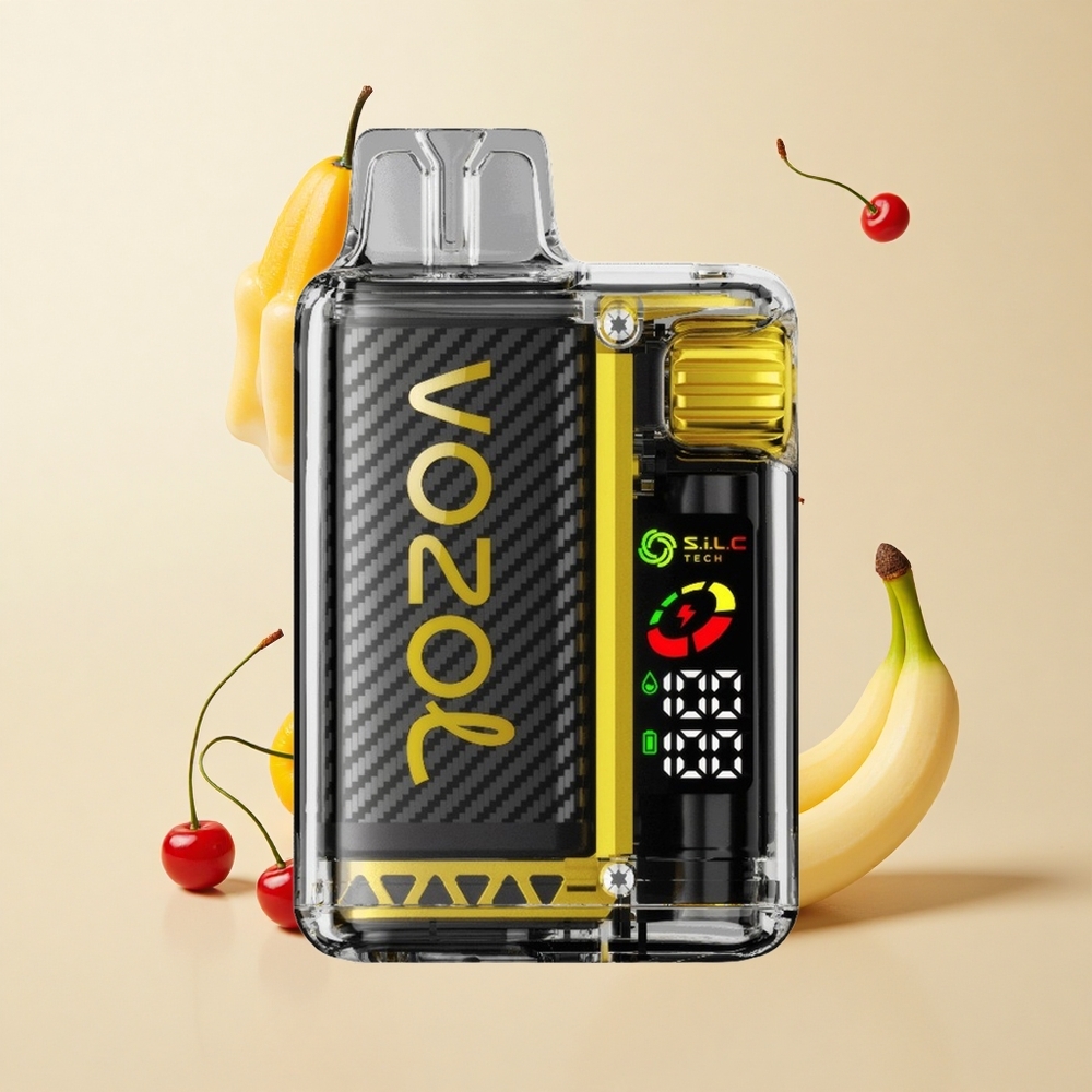 VOZOL Vista 20000 Puffs Taaskasutatav Akuga 650mAh Draakonivili Banaan Kirss
