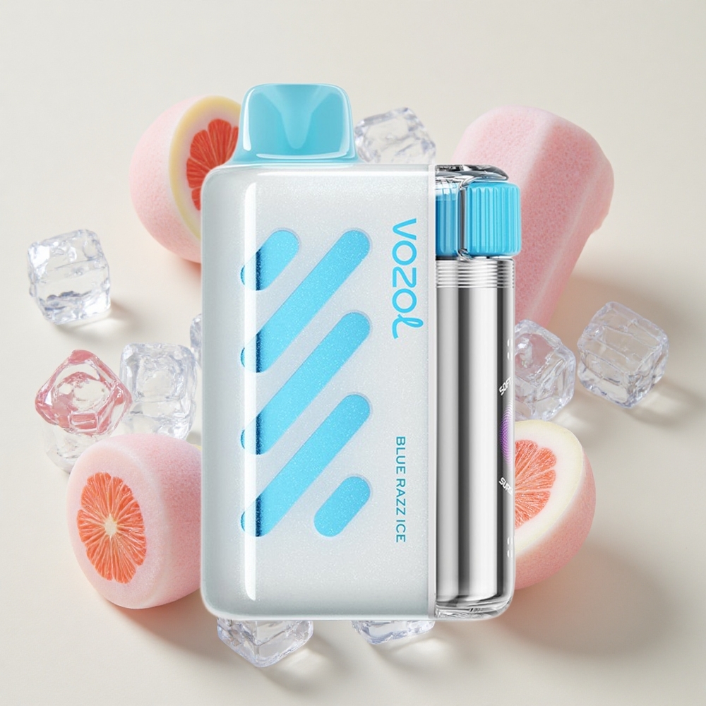 VOZOL VISTA 40000 Puffs Laetav Vape Sinise Vaarika Jää